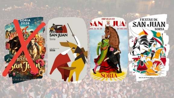 Retirado uno de los carteles finalistas para San Juan 2026 